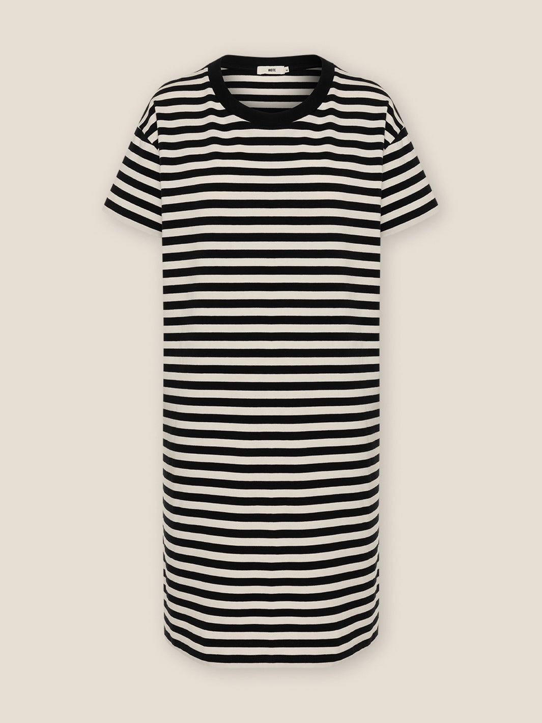T-Shirt Kleid Streifen aus Organic Cotton