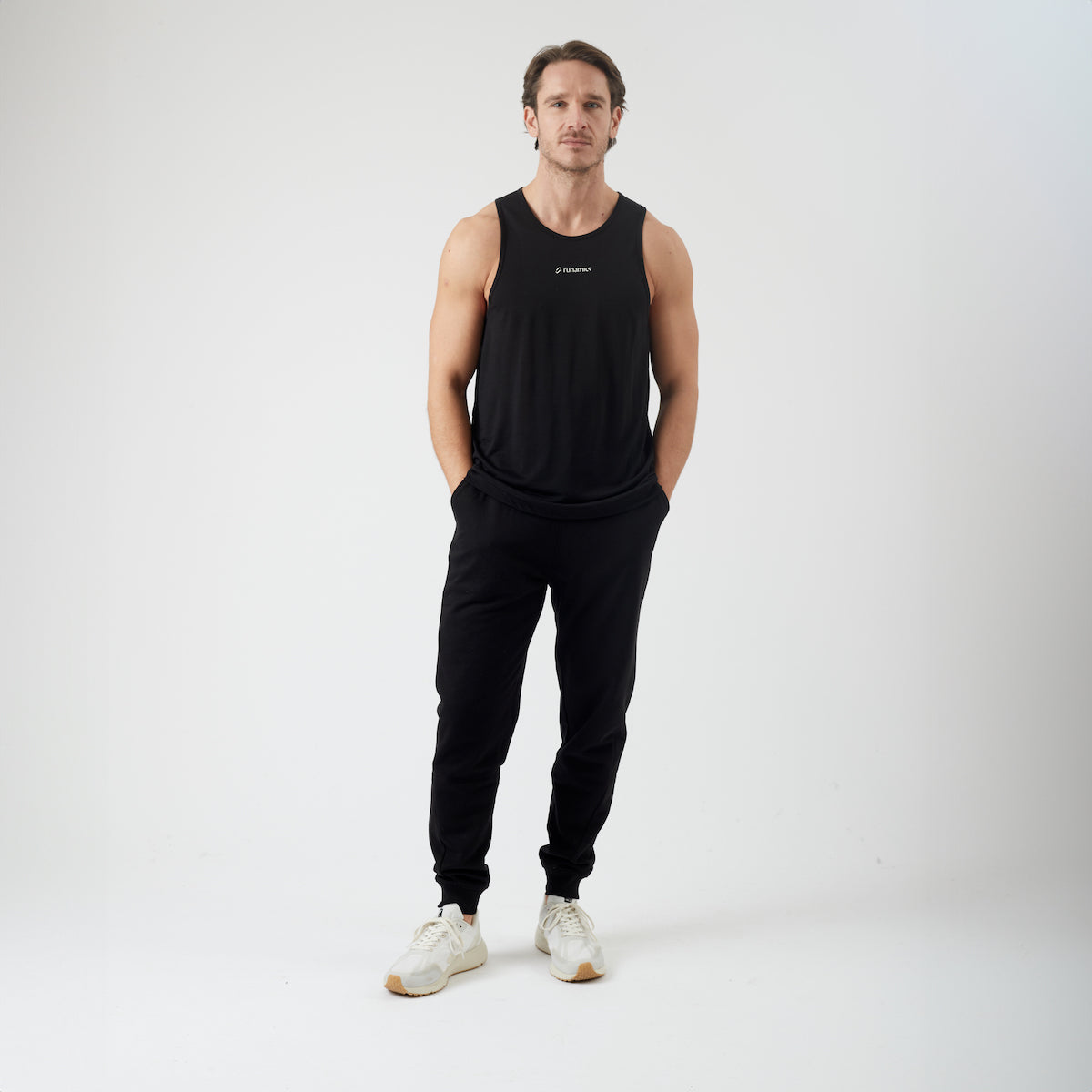 Superlight Merino Tanktop Herren, schwarz