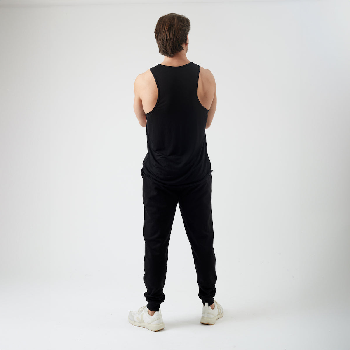 Superlight Merino Tanktop Herren, schwarz
