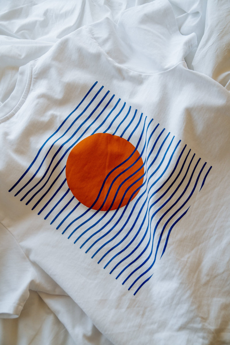 Miles Tewson x SALZWASSER: T-Shirt Sunset Sea