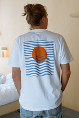 Miles Tewson x SALZWASSER: T-Shirt Sunset Sea
