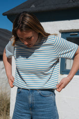 Heavy T-Shirt Jonna Blue-Striped